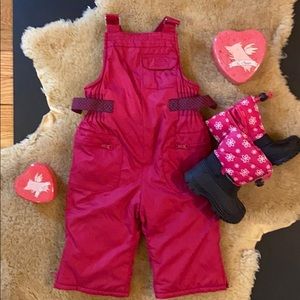 Snow Baby Girl Set 12-18mo and 5T Boot